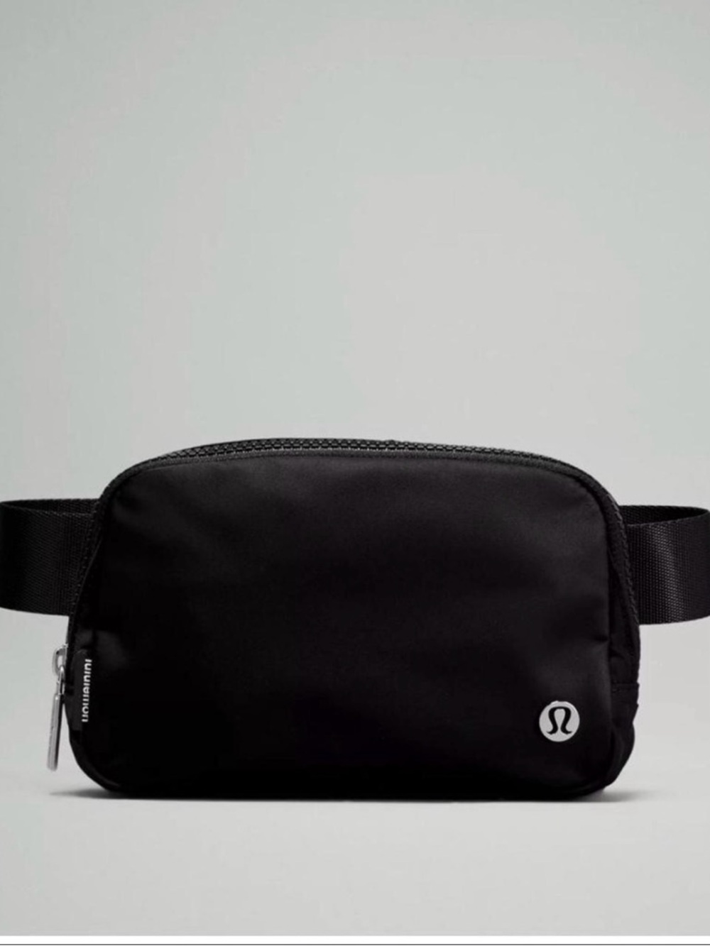 lululemon athletica Black Belt Bag with Logo